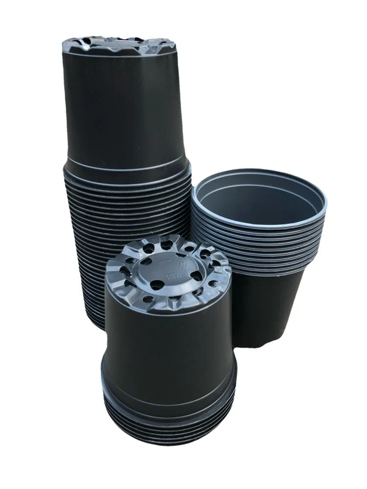 Schwarzer Pflanztopf – Ø 15 cm, Höhe 13 cm, 1,5 Liter