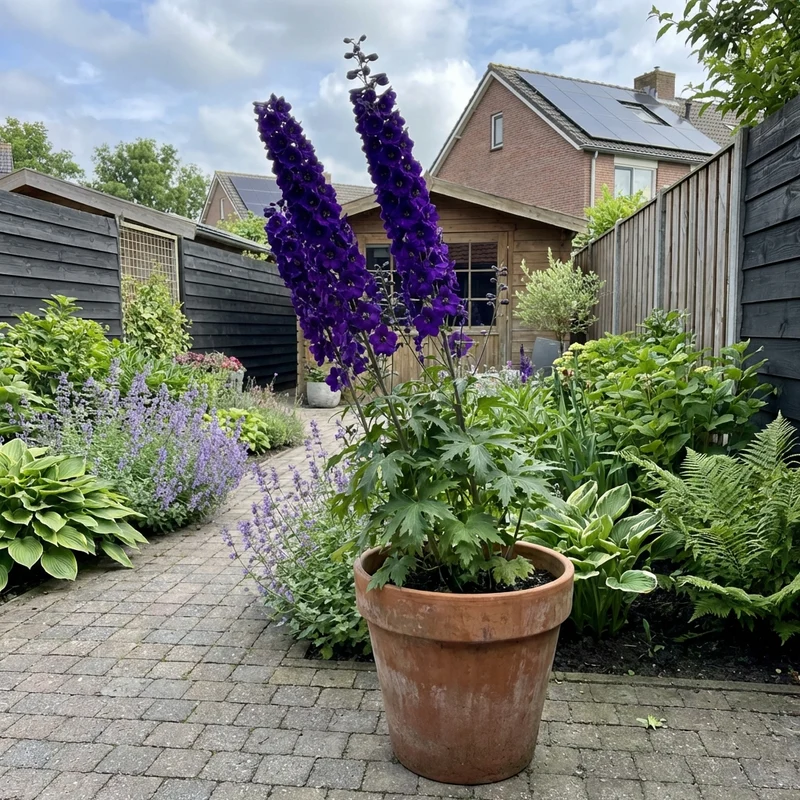 Rittersporn (Delphinium (P) 'Black Knight')