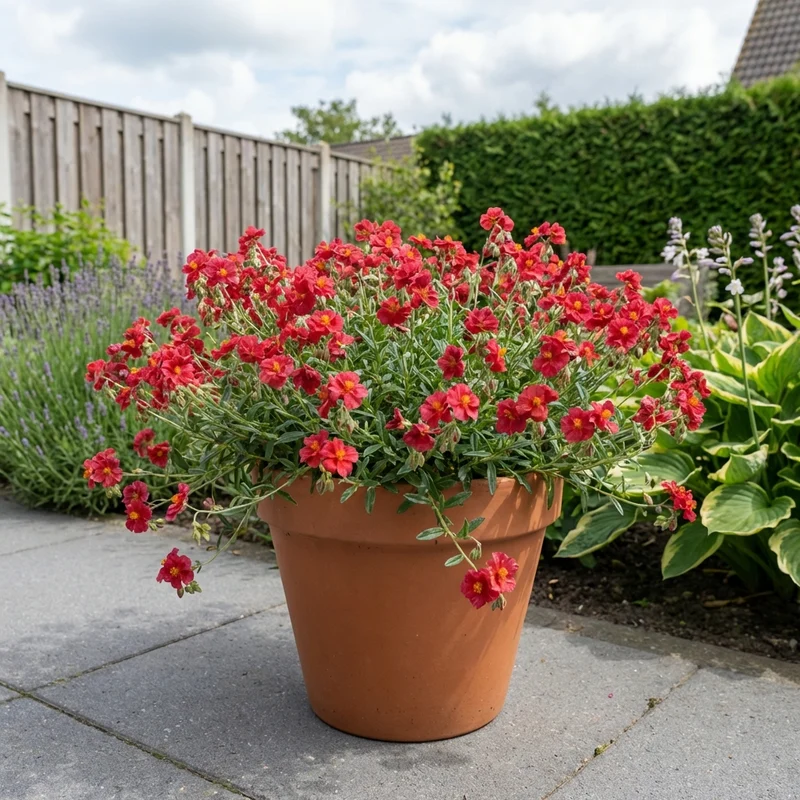 Sonnenaufgang (Helianthemum 'Cerise Queen')