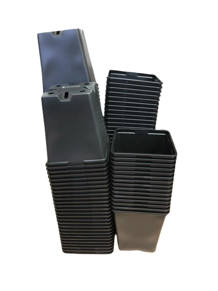 Schwarzer Anzuchttopf – 9 x 9 x 10 cm