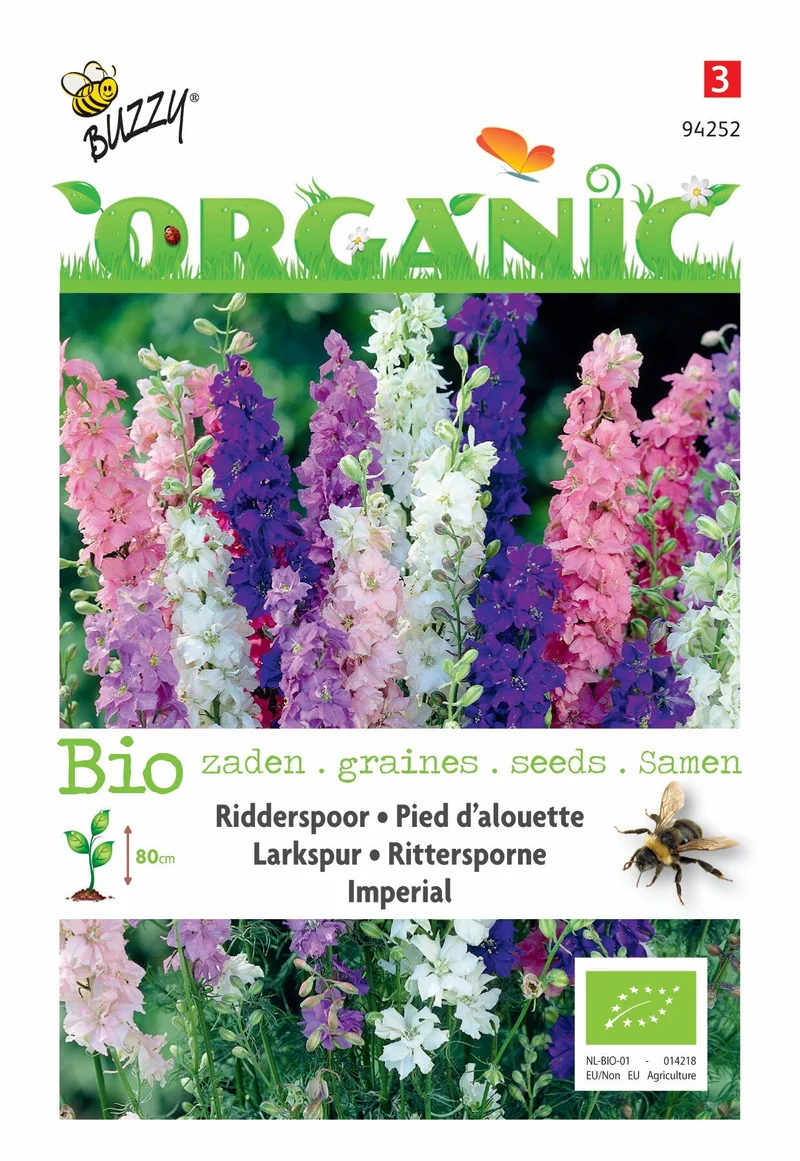 Delphinium, Rittersporn Imperial (BIO)