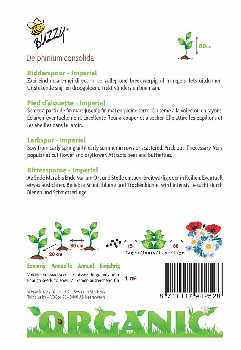 Delphinium, Rittersporn Imperial (BIO)