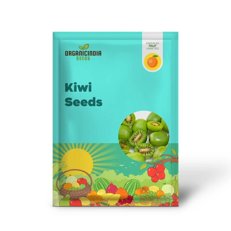 Hardy Kiwi Seeds - Actinidia Arguta Perennial Climber for Trellises & Fences, GMO-Free, Fragrant Fruit & Berries - 10Pcs Fruit Seeds