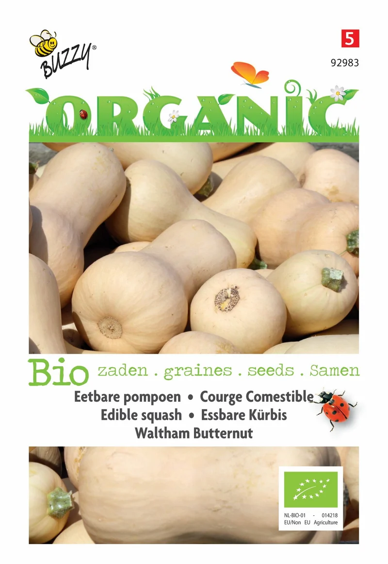 Essbarer Kürbis Waltham Butternut (Bio)