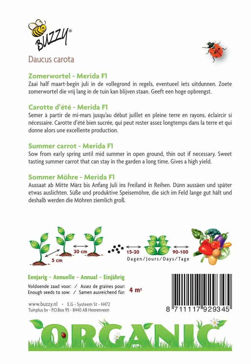 Sommerkarotte Merida F1 (Bio)