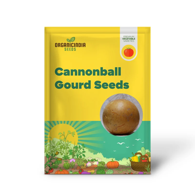 Cannonball Gourd Seeds Ideal for Birdhouses, Ornamental Edible Garden And Outdoor Trellis