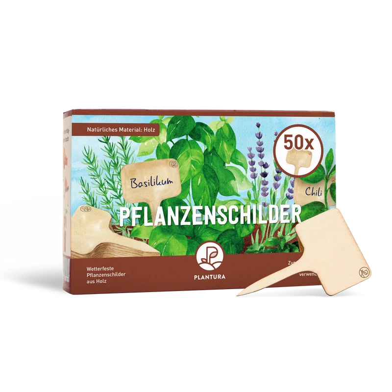 Pflanzenschilder aus Holz 50 Stück
