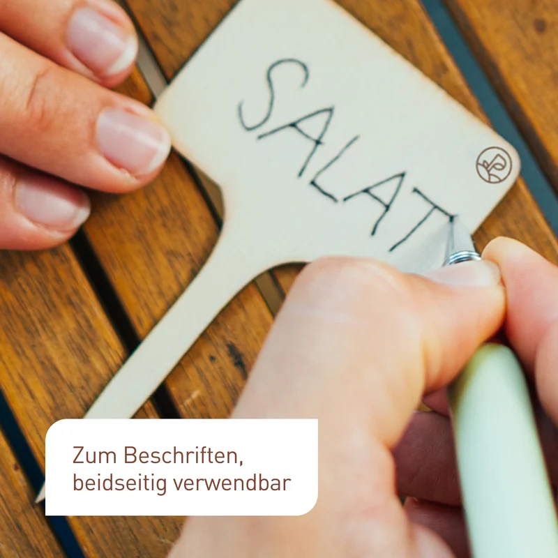 Pflanzenschilder aus Holz 50 Stück