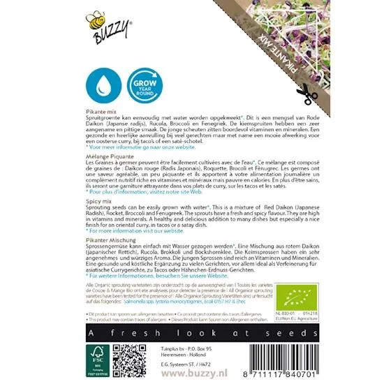 Würzige Salatmischung (Bio)