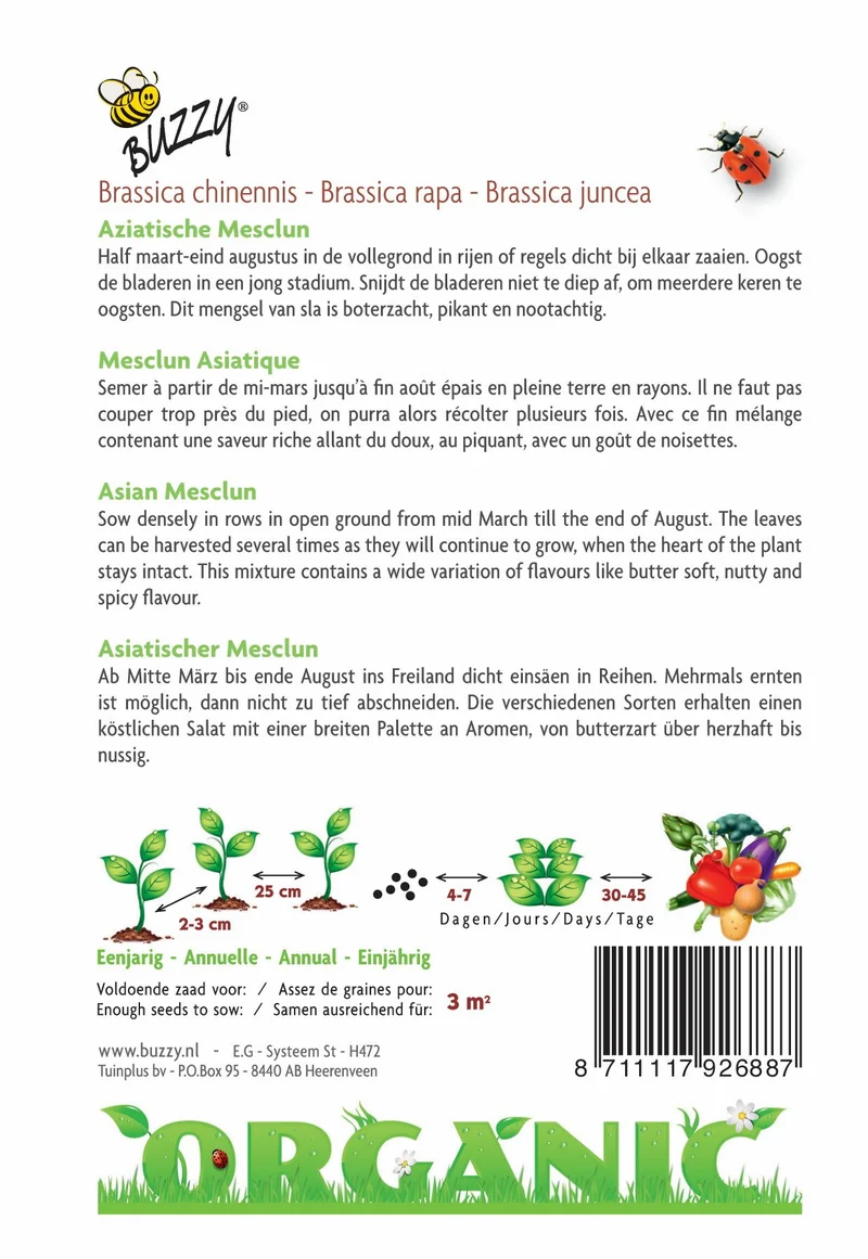 Asiatischer Mesclun (BIO)