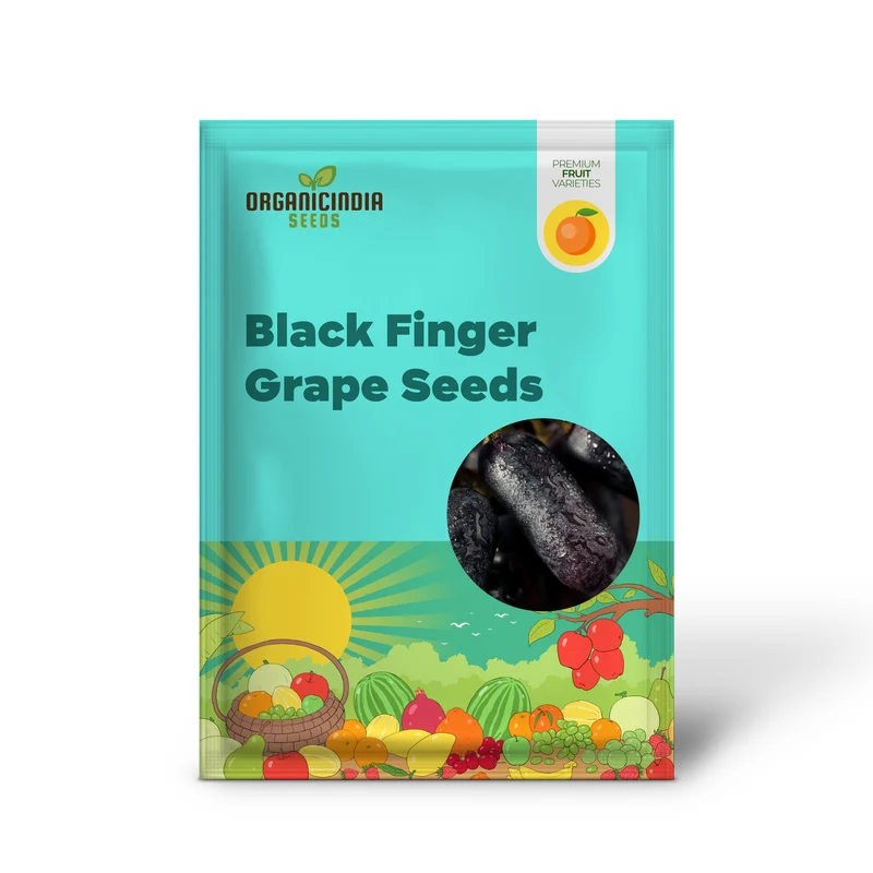 Rare Black Finger Grape Seeds For Planting