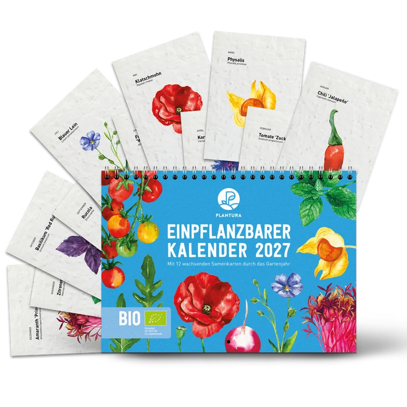 Einpflanzbarer Kalender 2027