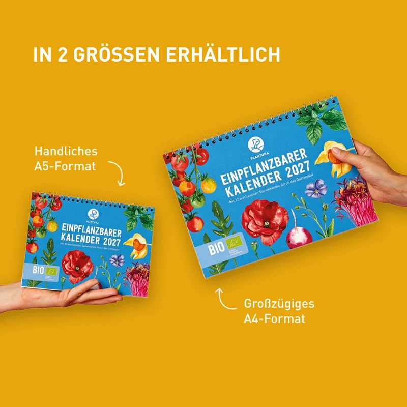 Einpflanzbarer Kalender 2027