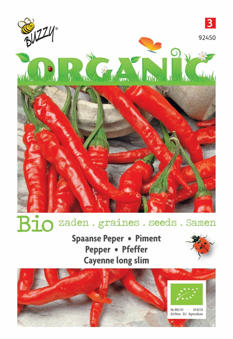 Pepper Cayenne Long Slim (BIO)