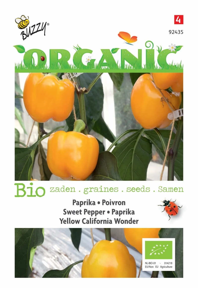 Paprika Yellow California Wonder (BIO)