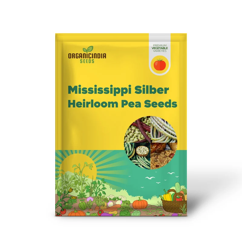 Mississippi Silber Heirloom Pea Seeds, Organic, Planting