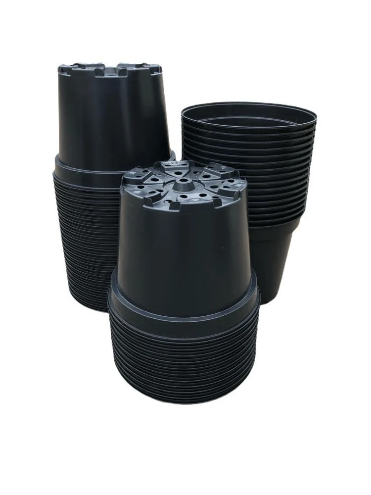 Schwarzer Pflanztopf – Ø 28 cm, Höhe 23 cm, 10 Liter