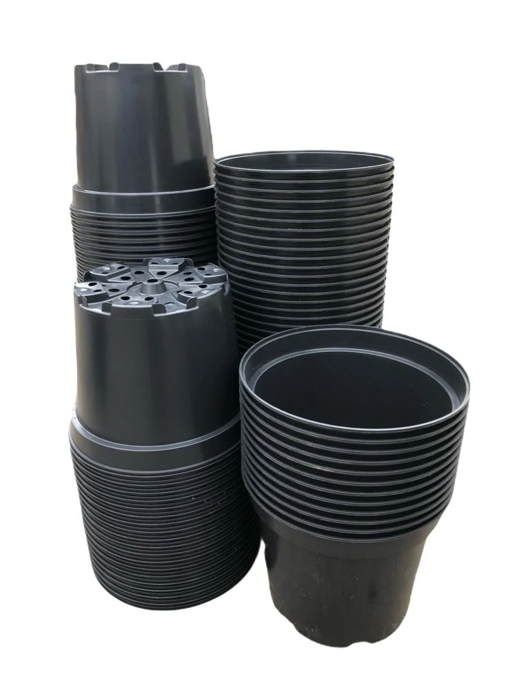 Schwarzer Pflanztopf – Ø 28 cm, Höhe 23 cm, 10 Liter