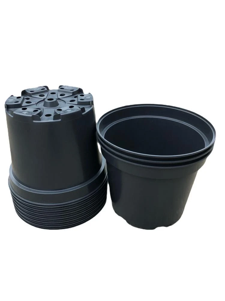 Schwarzer Pflanztopf – Ø 28 cm, Höhe 23 cm, 10 Liter