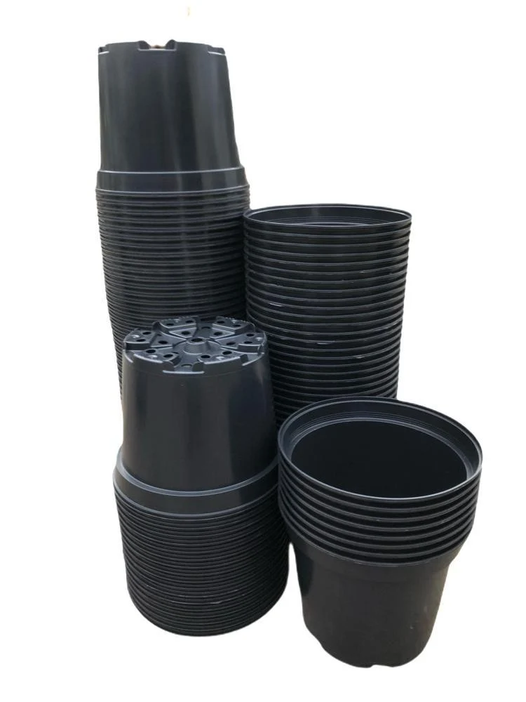 Schwarzer Pflanztopf – Ø 26 cm, Höhe 20 cm, 7,5 Liter
