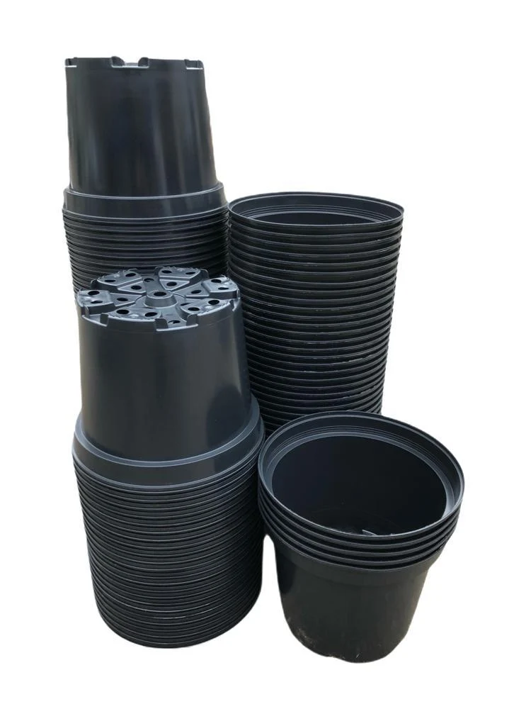 Schwarzer Pflanztopf – Ø 23 cm, Höhe 18 cm, 5 Liter