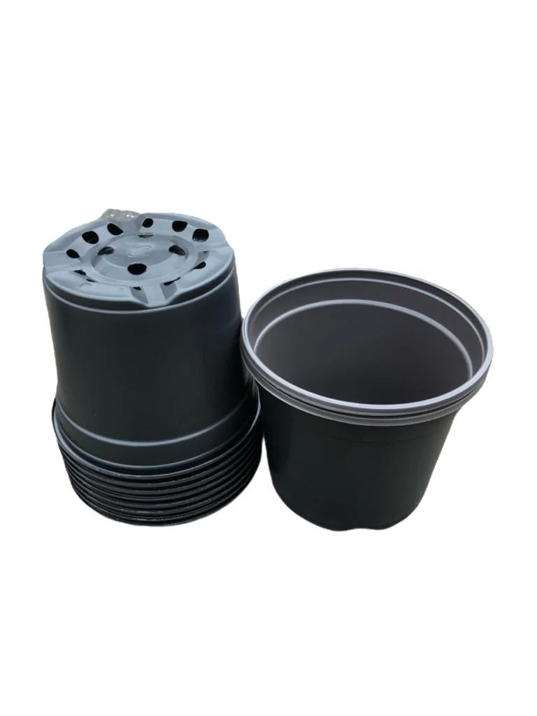 Schwarzer Pflanztopf – Ø 19 cm, Höhe 15 cm, 3 Liter