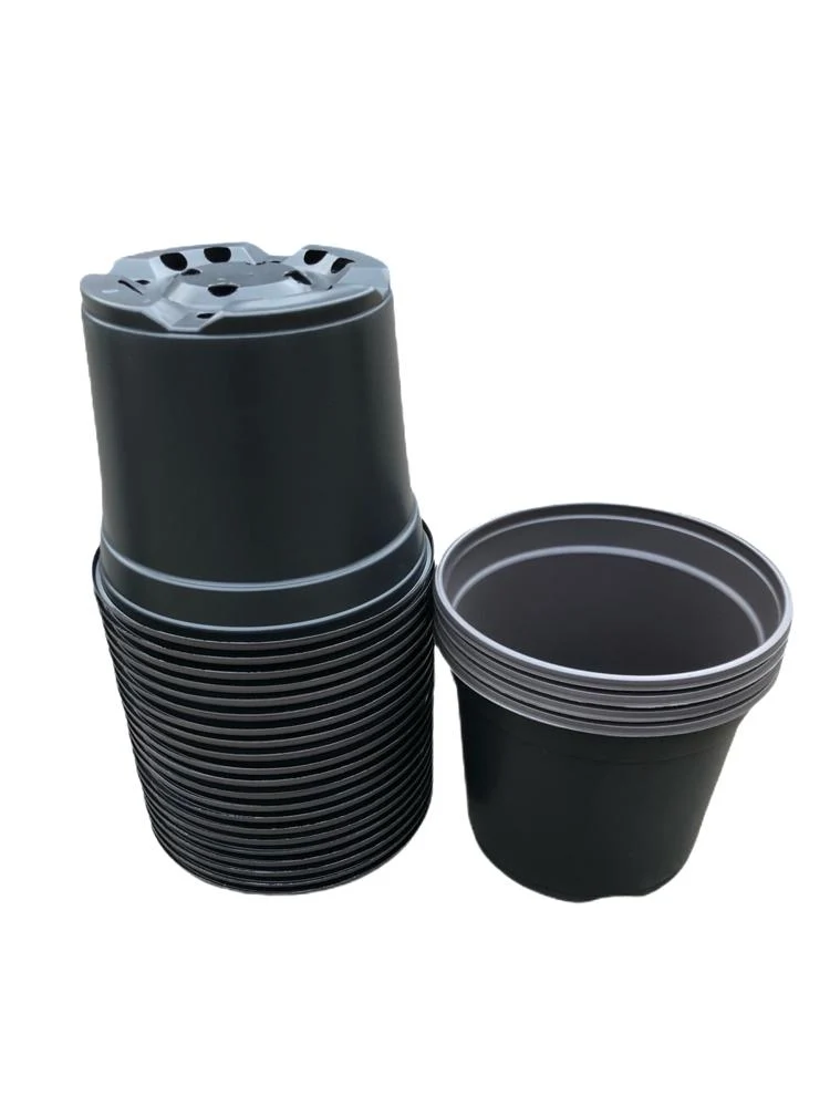 Schwarzer Pflanztopf – Ø 19 cm, Höhe 15 cm, 3 Liter
