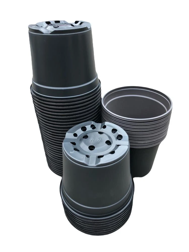 Schwarzer Pflanztopf – Ø 19 cm, Höhe 15 cm, 3 Liter