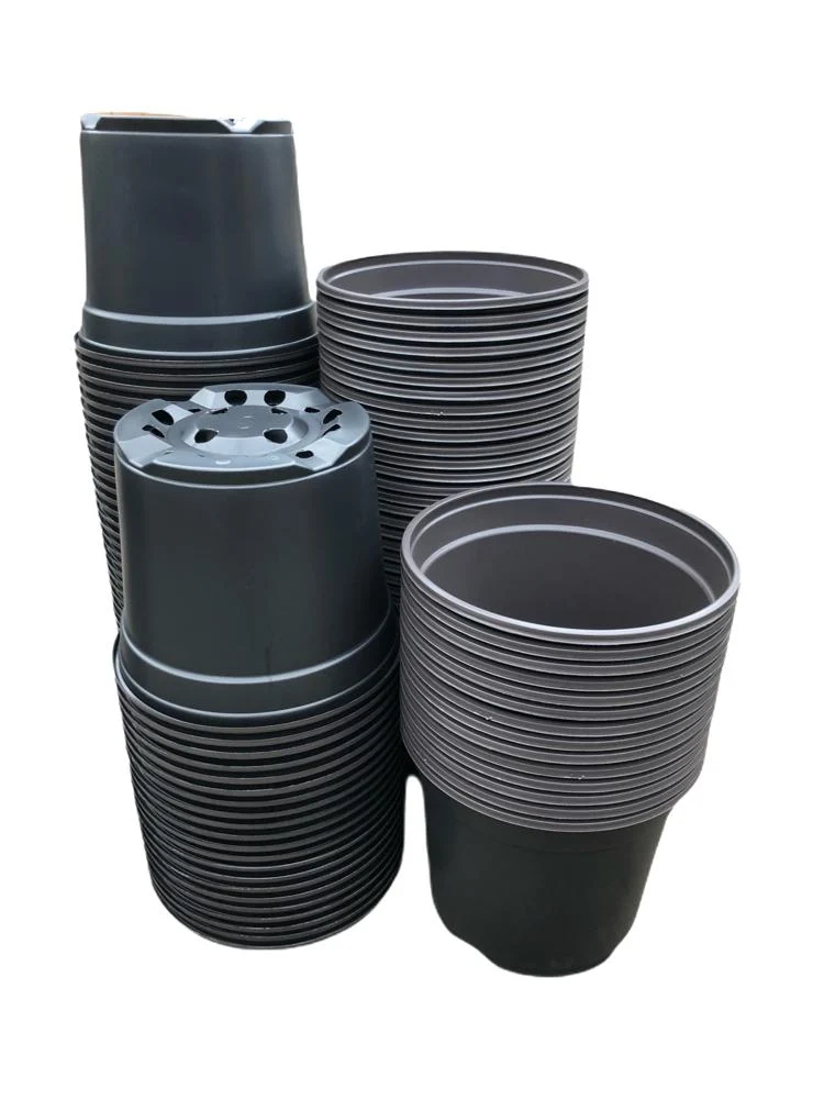 Schwarzer Pflanztopf – Ø 19 cm, Höhe 15 cm, 3 Liter