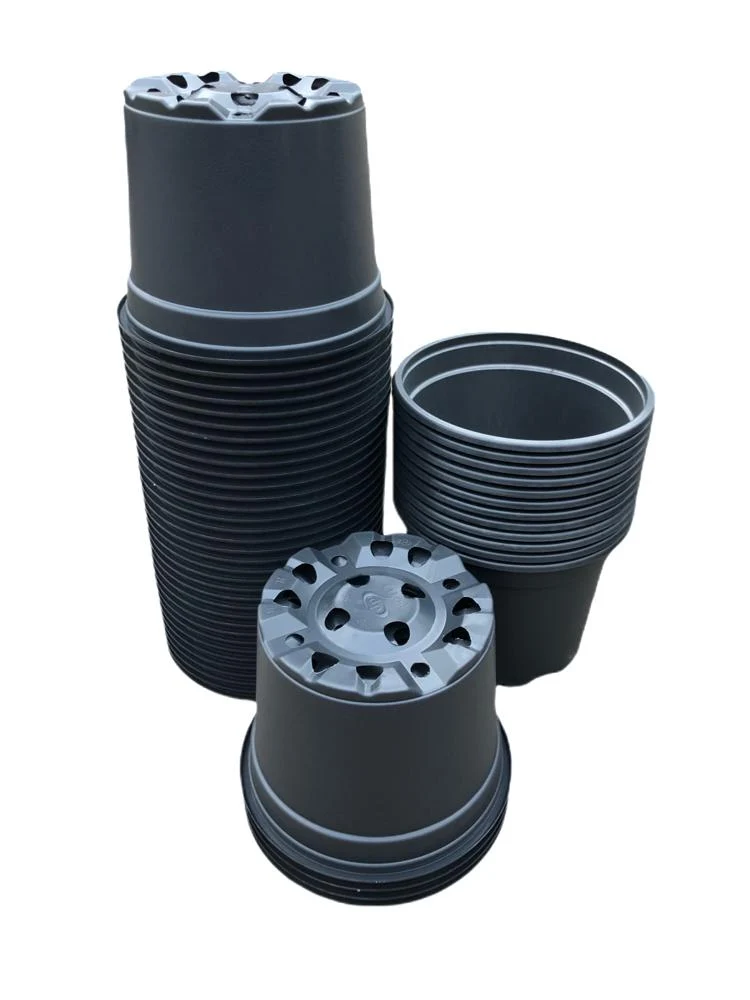 Schwarzer Pflanztopf – Ø 17 cm, Höhe 13 cm, 2 Liter