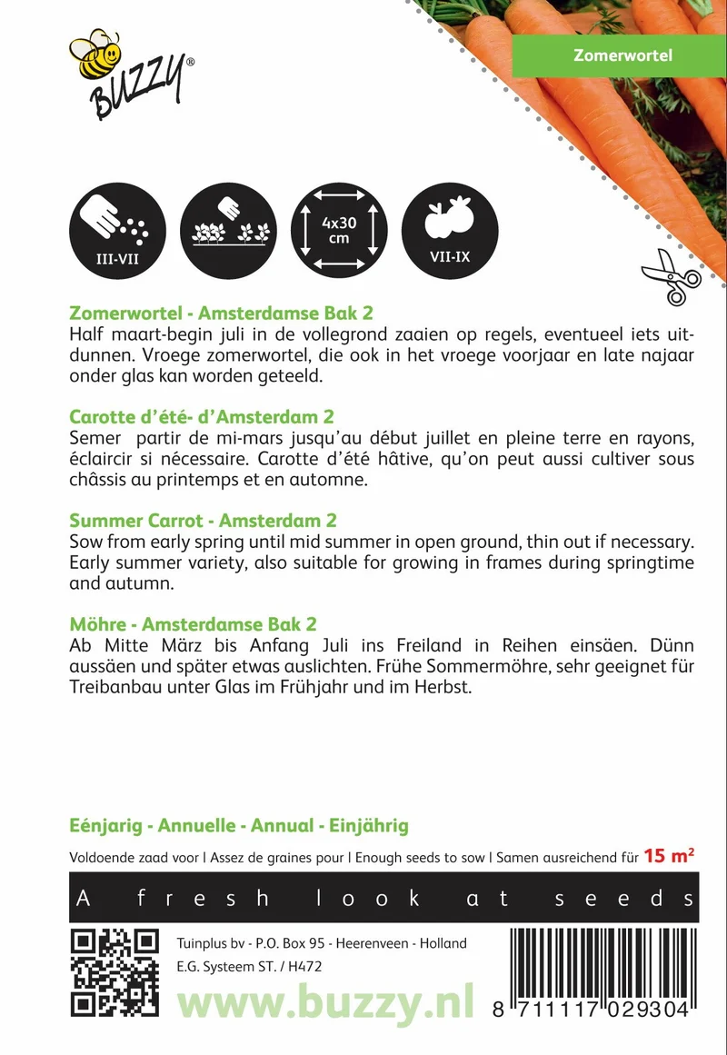 Sommerkarotte Amsterdamse Bak 2