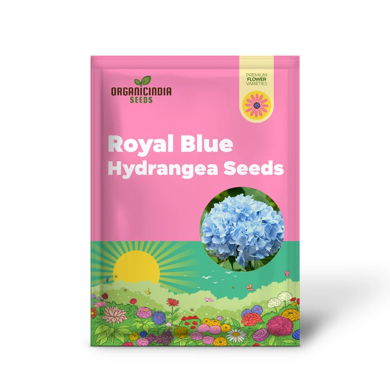Royal Blue Hydrangea Seeds - Vibrant Blooms for Your Garden, Planting Instructions Included