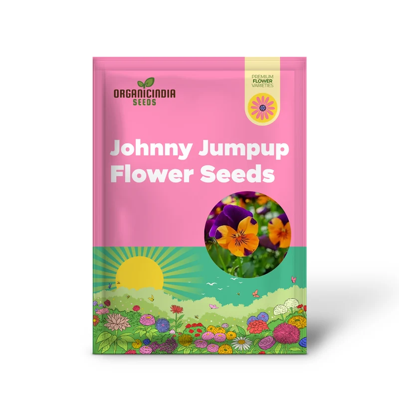 Johnny Jump Up Seeds (Flower Mix) - Vibrant Colors & Hardy All-Season Blooms