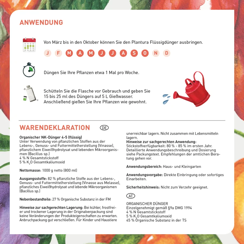 Bio-Tomaten- & Gemüsedünger 800 ml