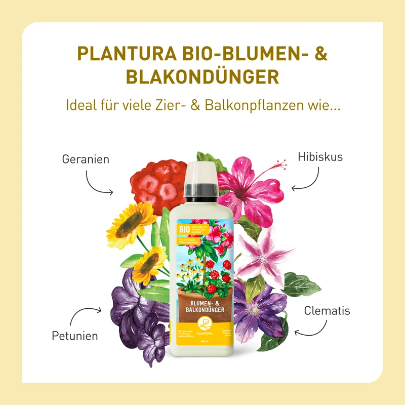 Bio-Blumen- & Balkondünger 800 ml