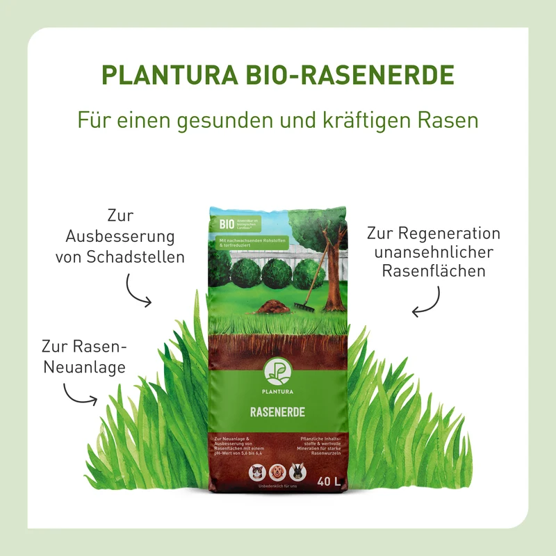 Bio-Rasenerde Palette 45 x 40 L