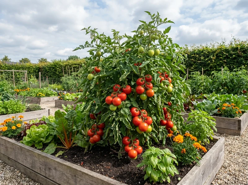 Tomatensorte Saint Pierre, großflächig im Freiland angebaut