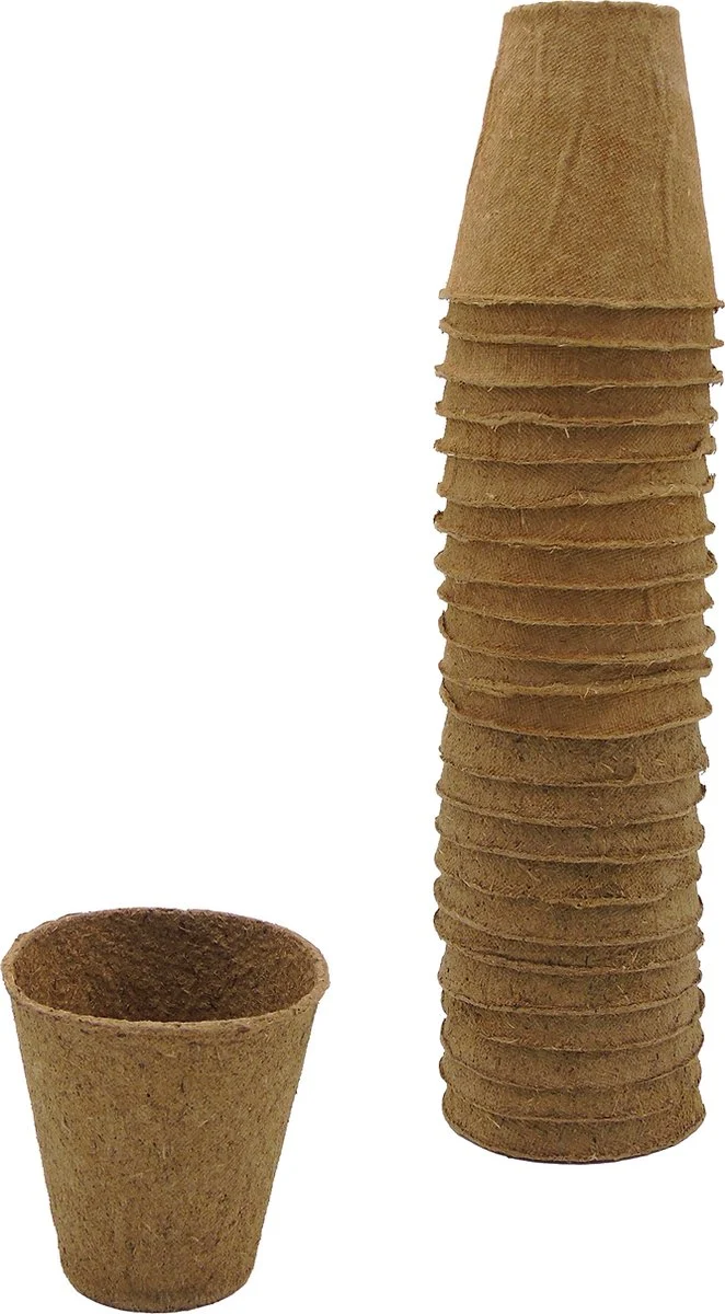 Biologisch abbaubare Töpfe, H6xØ6cm, 24 Stück