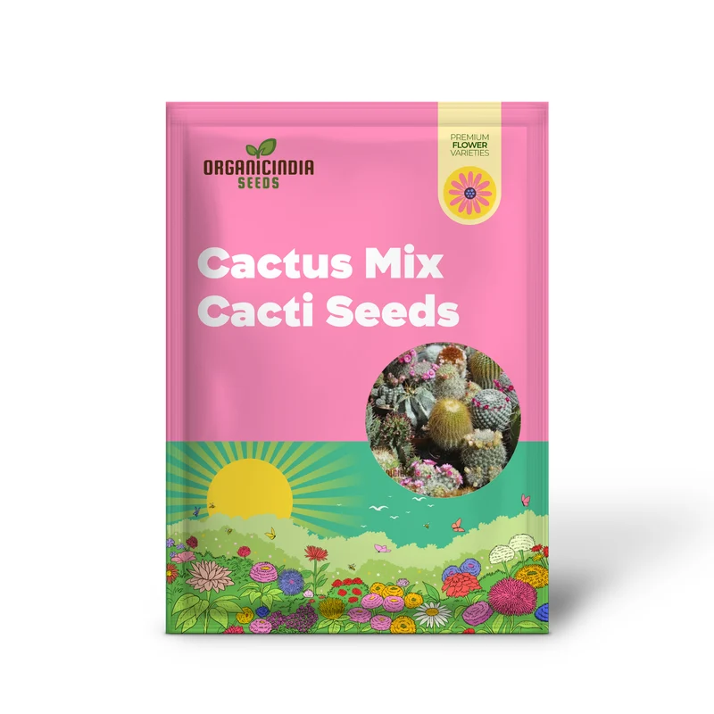 Cactus Mix Cacti Seeds for Planting, Perfect for Succulent Gardening, Ideal for Cactaceae Plant Group Enthusiasts