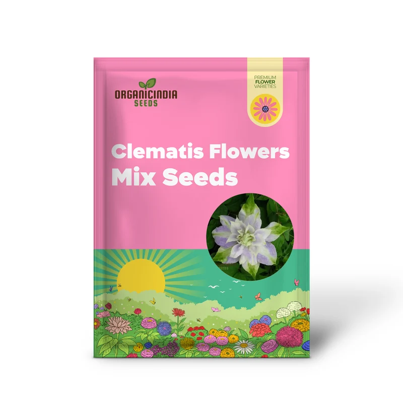 Clematis Flowers Mix Seeds - Gardening Plant Seeds