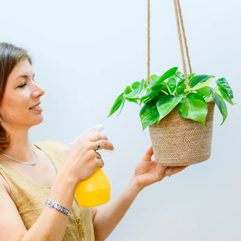 Hängetopf aus Jute
