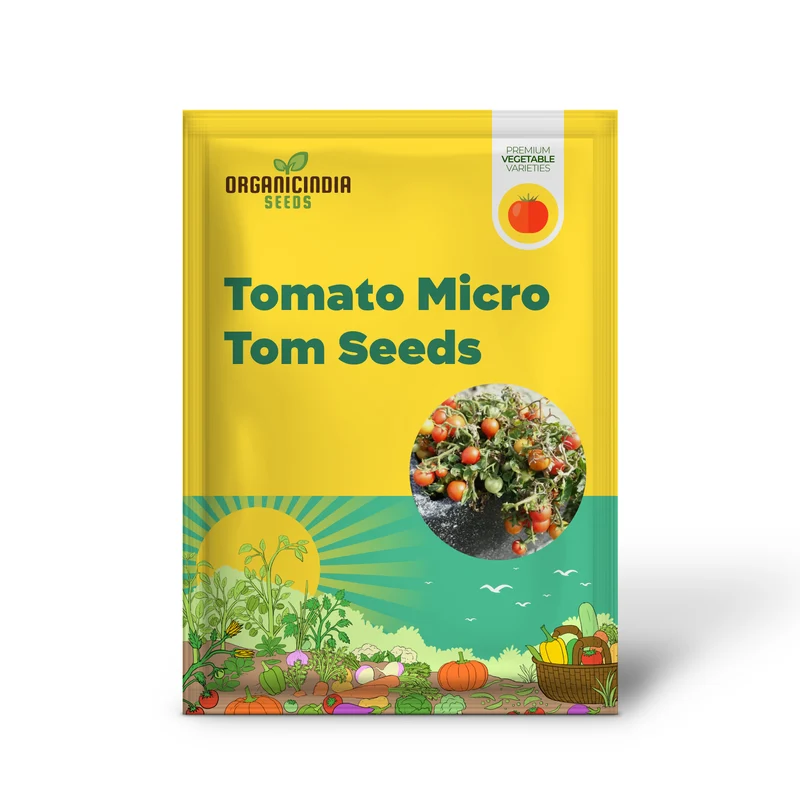Tomato Micro Tom Vegetable Seeds for Planting, Perfect for Home Gardening, High Yield, Easy to Grow