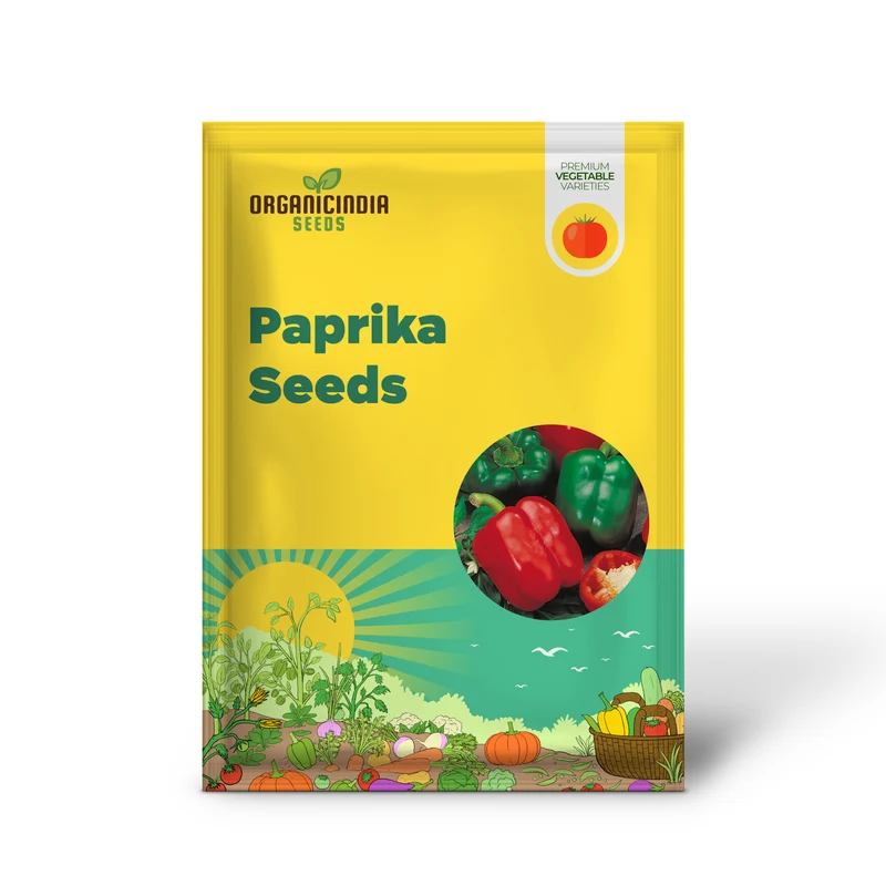 Bright Red Paprika Vegetable Seeds, Planting