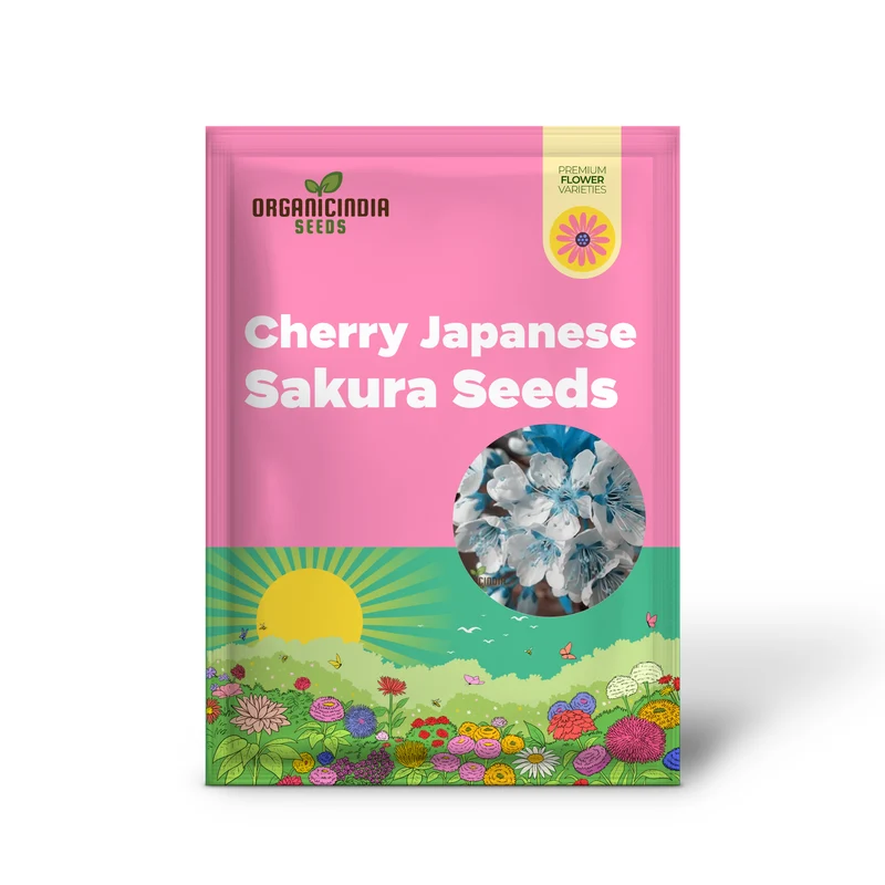 Blue Sky White Cherry Japanese Sakura Seeds for Gardening Enthusiasts - Premium Quality Seeds