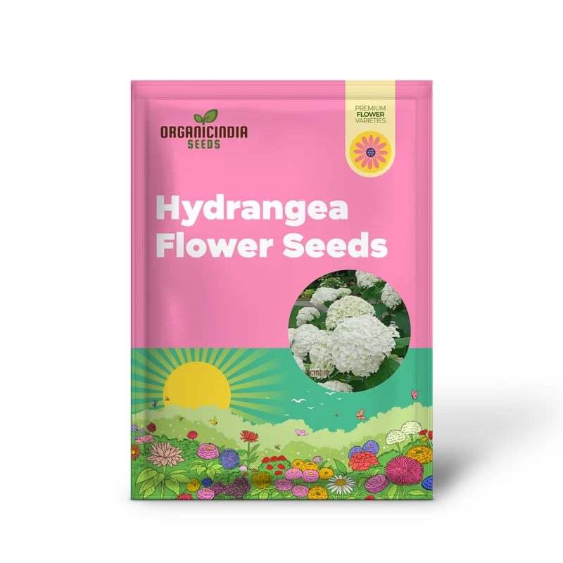 White Hydrangea Flower Seeds for Planting, Grow Stunning Hydrangea Planting Bonsai Your Garden, High-Quality Hydrangea Flower Seeds