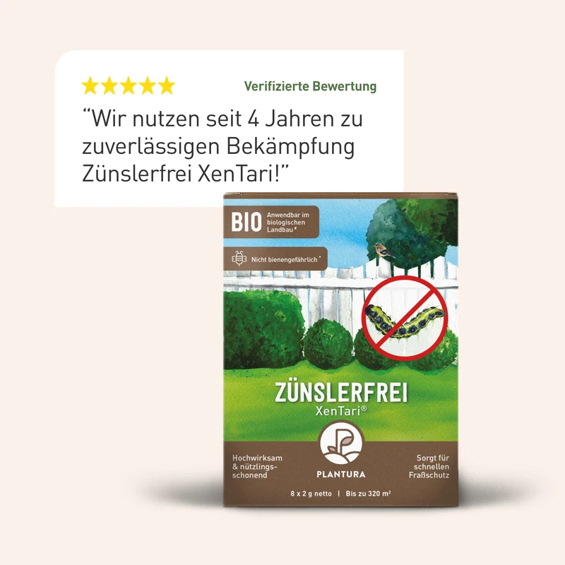 XenTari® Raupenfrei Zünslerfrei - Mittel gegen Buchsbaumzünsler