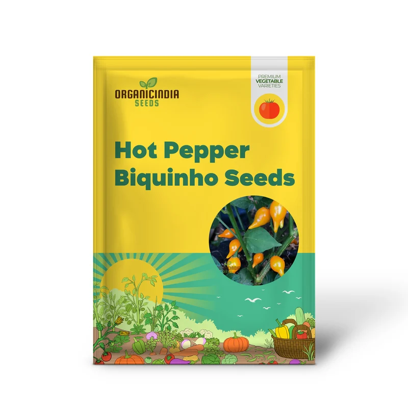 Hot Pepper Biquinho Yellow Seeds Elevate Your Gardening with Bold, Flavorful Harvests!