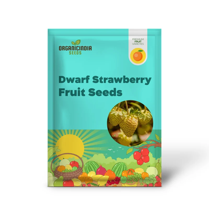 Dwarf Strawberry Fruit Seeds for Planting, Growing Delicious and Compact Strawberries in Your Garden