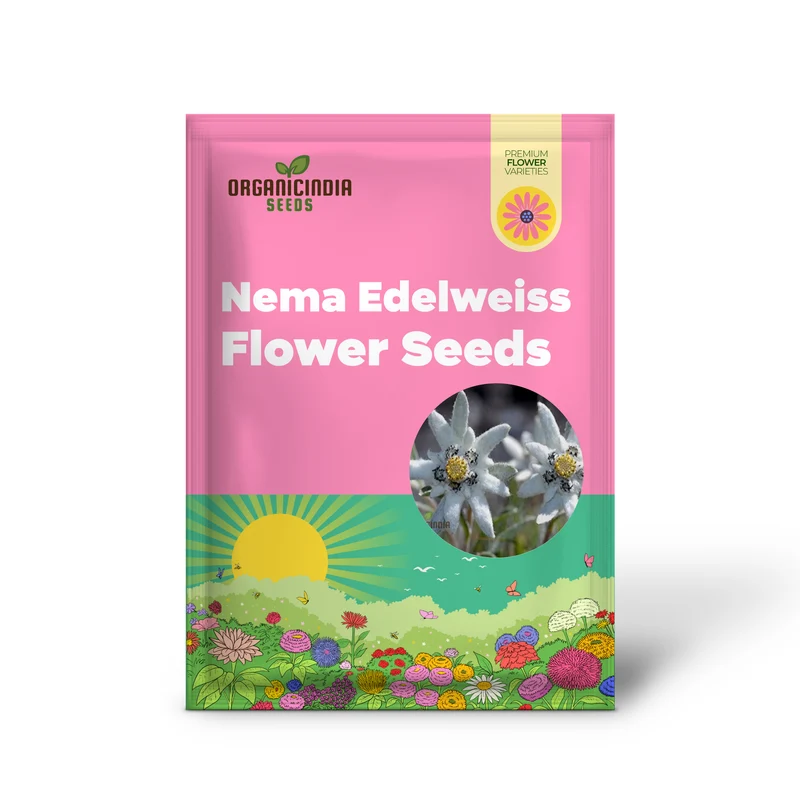 Nema Edelweiss (Leontopodium alpinum) Flower Seeds for Gardening Enthusiasts â€“ Perfect for Your Alpine Garden