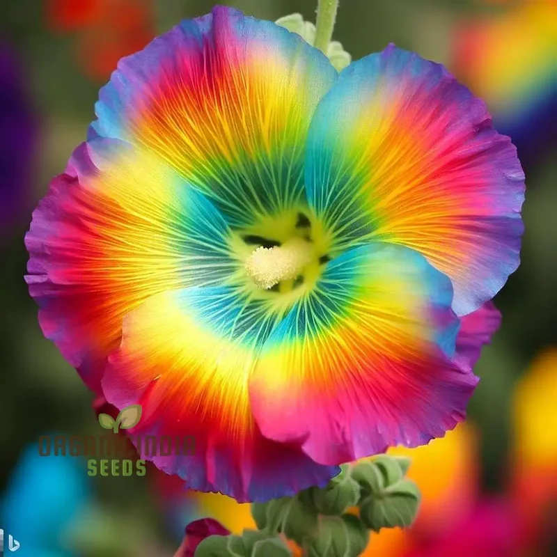 Rainbow Hollyhock Flower Seeds for Planting, Cultivation Guide for Colorful and Vibrant Blooms